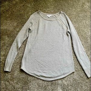 Medium light gray maternity sweater